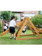CLASSIC WORLD EDU Drewniany Plac Zabaw XL Zestaw Drabinka Montessori do Wspinaczki
