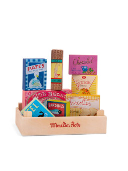 Zestaw drewnianych produktów spożywczych 632439