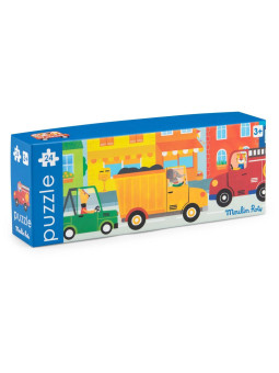 Puzzle POJAZDY 24 elementy LES POPIPOP 661378