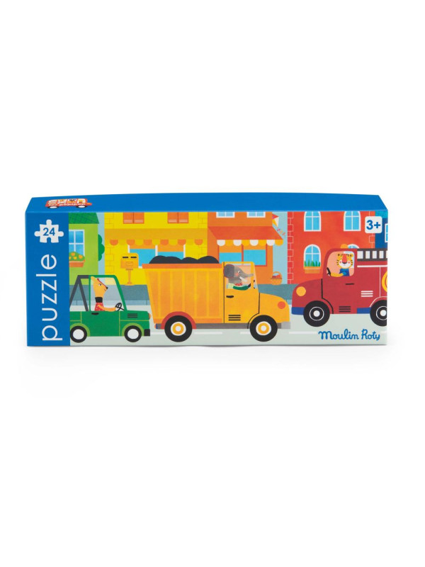 Puzzle POJAZDY 24 elementy LES POPIPOP 661378