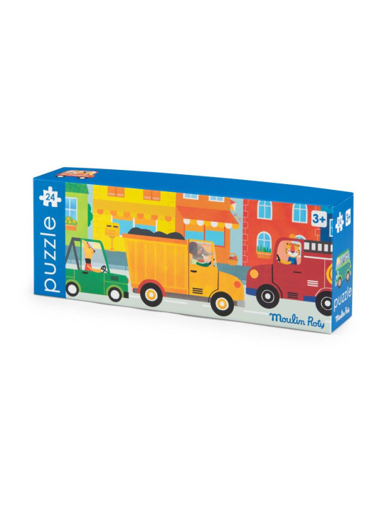 Puzzle POJAZDY 24 elementy LES POPIPOP 661378