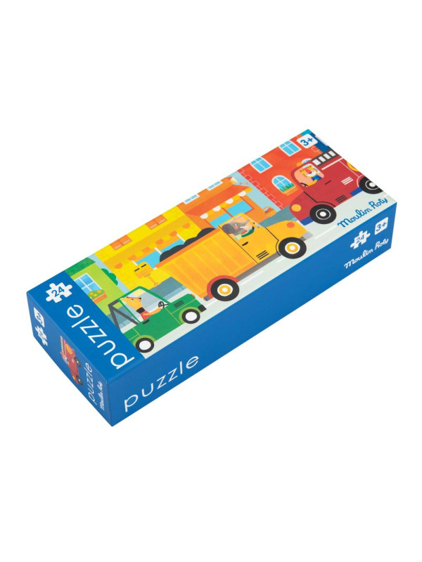 Puzzle POJAZDY 24 elementy LES POPIPOP 661378