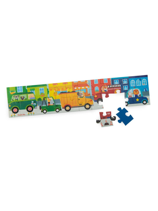 Puzzle POJAZDY 24 elementy LES POPIPOP 661378