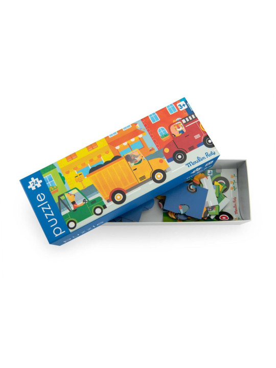 Puzzle POJAZDY 24 elementy LES POPIPOP 661378