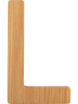 Abc alfabet  literka drewniana l small foot design - zabawka drewniana, zabawka edukacyjna 3 latka