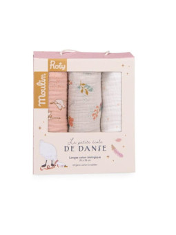 Zestaw 3 muślinowych pieluszek 667273