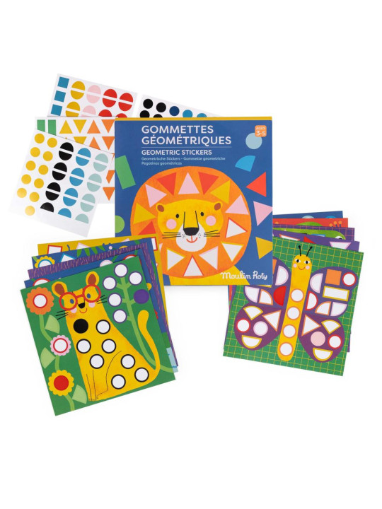Naklejki geometryczne mozaiki LES TOUPITIS 679605