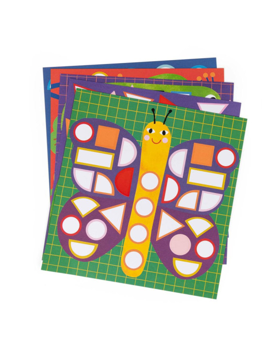 Naklejki geometryczne mozaiki LES TOUPITIS 679605