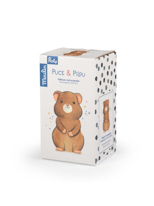 Lampka nocna chomik PUCE & PILOU 684045