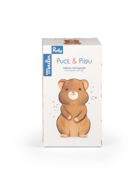 Lampka nocna chomik PUCE & PILOU 684045