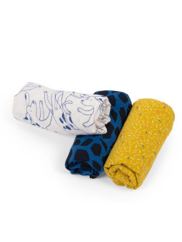 Muślinowe pieluszki 3 szt. PUCE & PILOU  684070