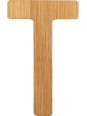 ABC alfabet  literka drewniana t small foot design - zabawka drewniana, zabawka edukacyjna 3 latka