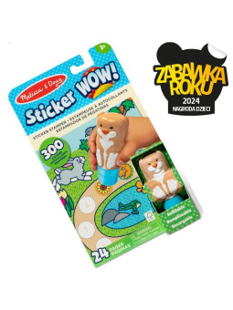 Sticker WOW! Stempelek z naklejkami - Króliczek