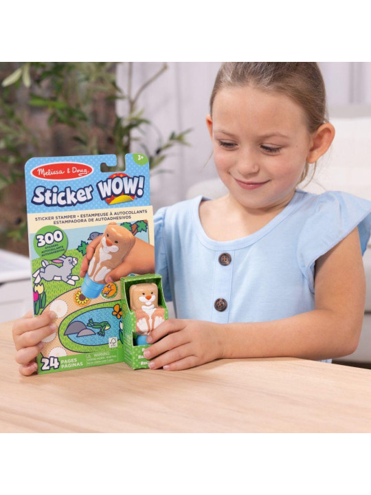 Sticker WOW! Stempelek z naklejkami - Króliczek
