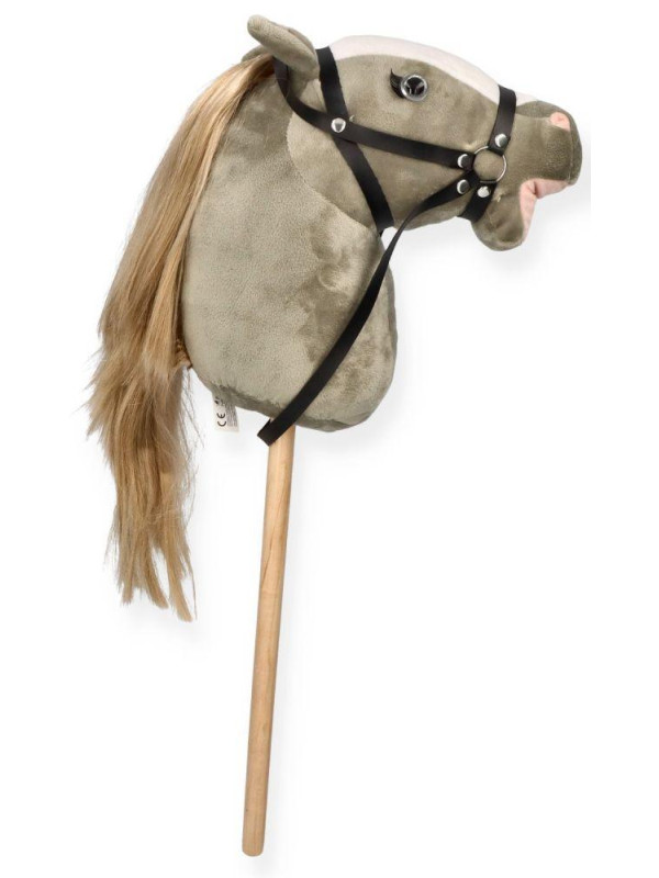 Konik na patyku Hobby Horse Siwek Premium