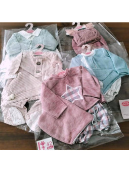 Pakiet ubranek dla lalki 42 cm 5 szt. Antonio Juan 91042 - 42 cm