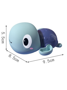 Woopie Żółw Żółwik Pływający Nakręcany Zabawka Do Kąpieli Niebieski