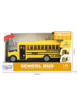 WOOPIE Autobus Szkolny Interaktywny Elektryczny 1:20