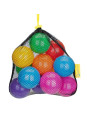 Piłki w worku suchy basen w woreczku 7cm - 12 szt. MIX kolorów Piłki w worku suchy basen w woreczku 7cm - 12 szt. MIX kolorów