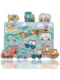 Puzzle dźwiękowe Pojazdy