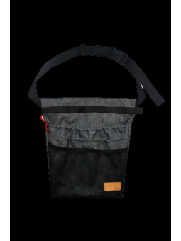 Organizer animatora mały szary z czarnym paskiem