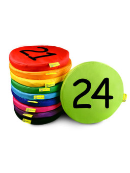 Poduszki EKOSKÓRA zestaw Liczby 21-30 AKSON