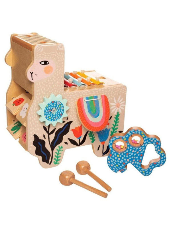 Kostka edukacyjna i instrumenty Lama Ligia Manhattan Toy