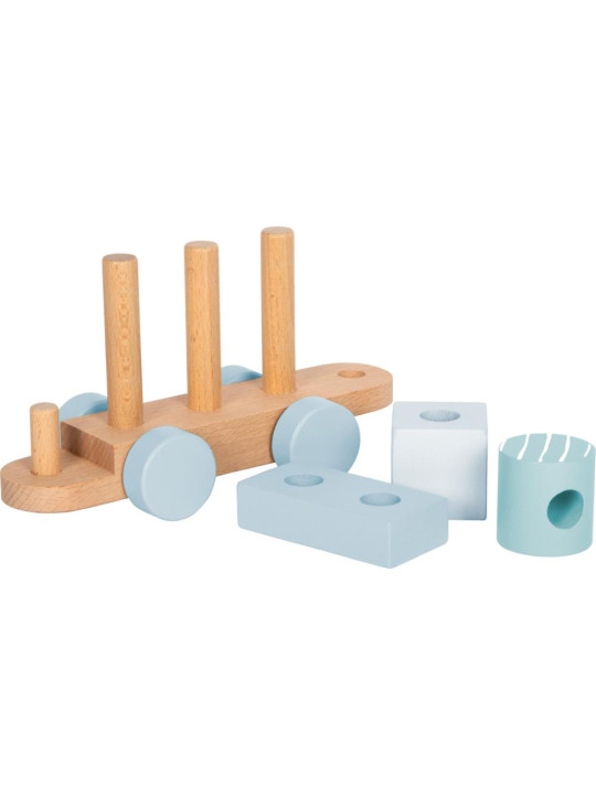 Wooden Train blue