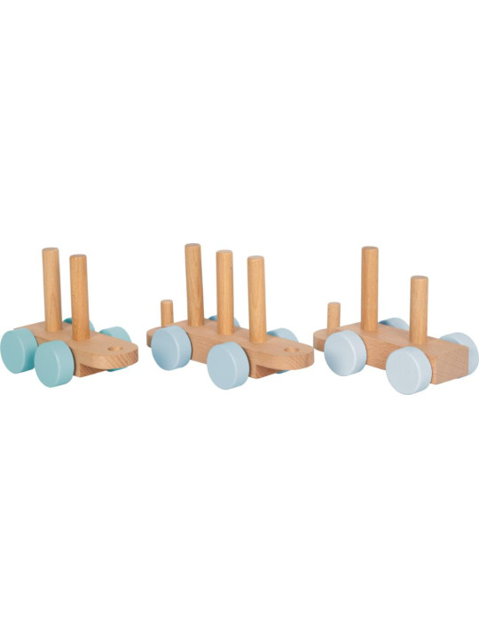 Wooden Train blue