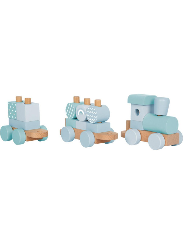 Wooden Train blue