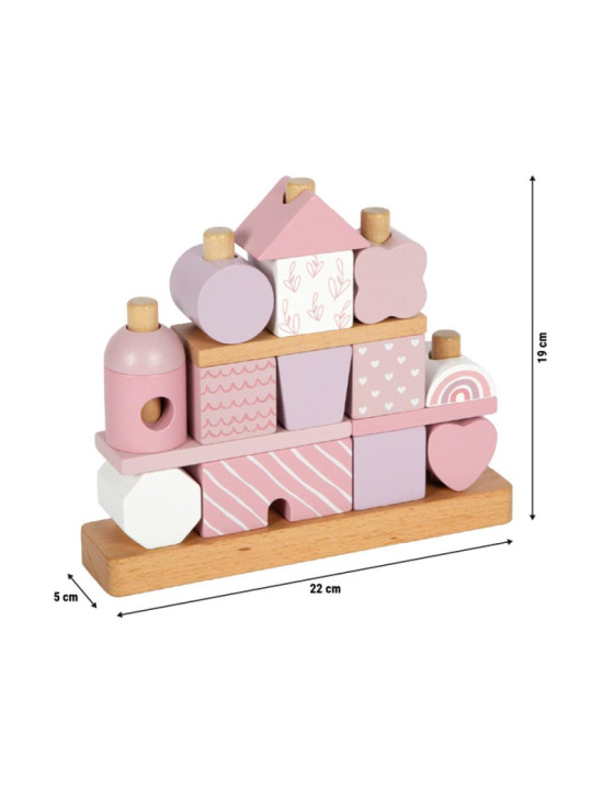 Stacking House pink Stacking House pink