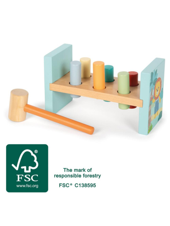 Hammering Bench "Jungle Friends"