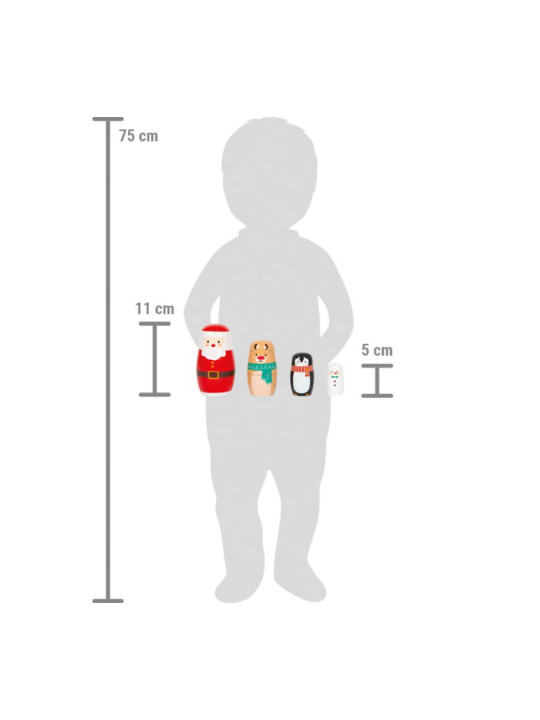 Christmas Matryoshka Dolls