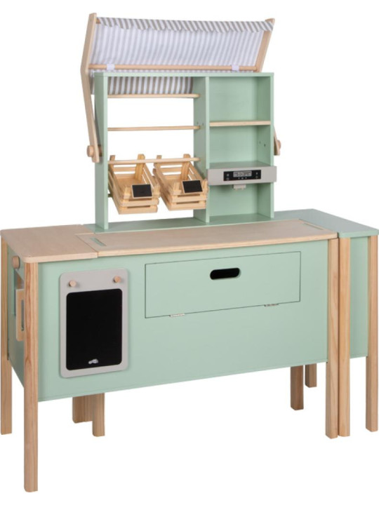 Children's shop and kitchen sage green "fresh" Children's shop and kitchen sage green "fresh"