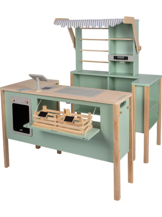 Children's shop and kitchen sage green "fresh" Children's shop and kitchen sage green "fresh"