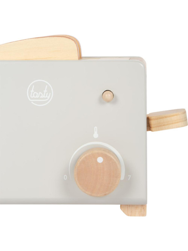 Toaster Set grey "tasty"