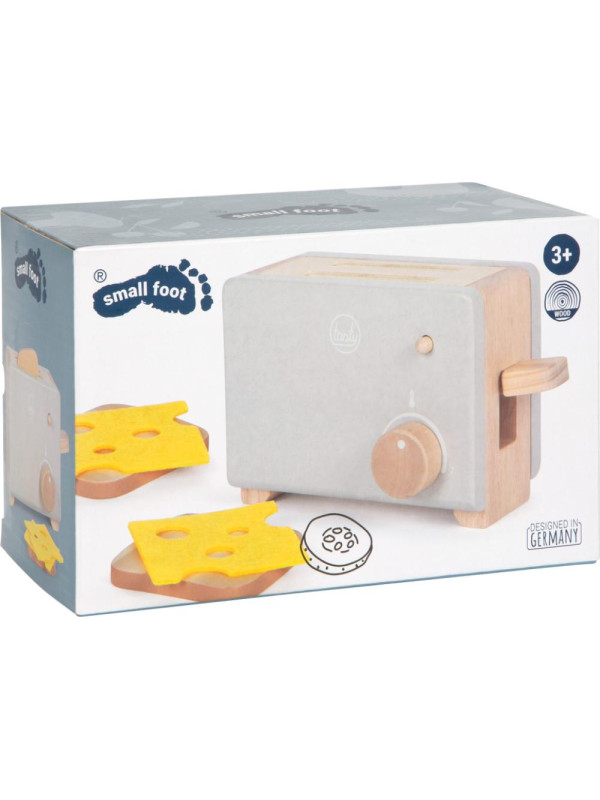 Toaster Set grey "tasty"