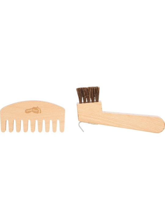 Horse Care Set with Bag red