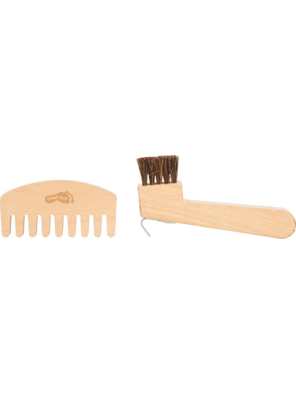 Horse Care Set with Bag red