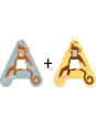 Wooden Nursery Letters A Wooden Nursery Letters A
