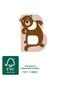 Wooden Nursery Letters B