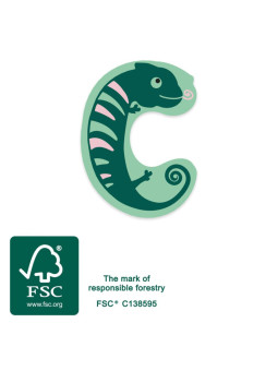 Wooden Nursery Letters C