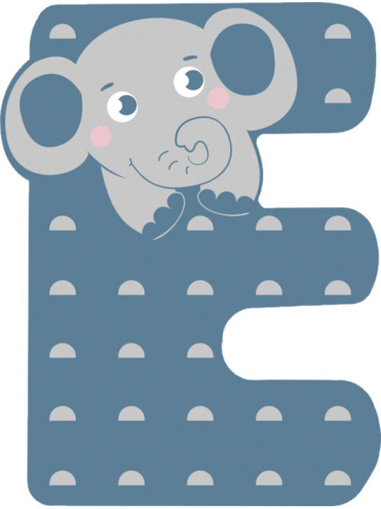 Wooden Nursery Letters E