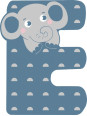 Wooden Nursery Letters E Wooden Nursery Letters E