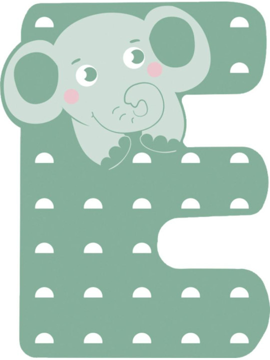 Wooden Nursery Letters E