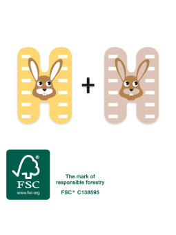 Wooden Nursery Letters H