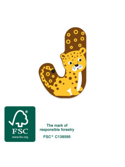 Wooden Nursery Letters J