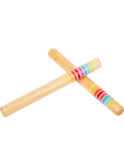 Instrument perkusyjny - pałeczki  do zabawy dla dzieci small foot design - zabawka drewniana, zabawka planszowa dla 2 latka