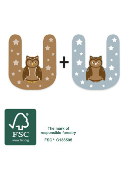 Wooden Nursery Letters U