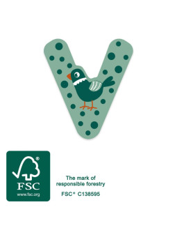 Wooden Nursery Letters V